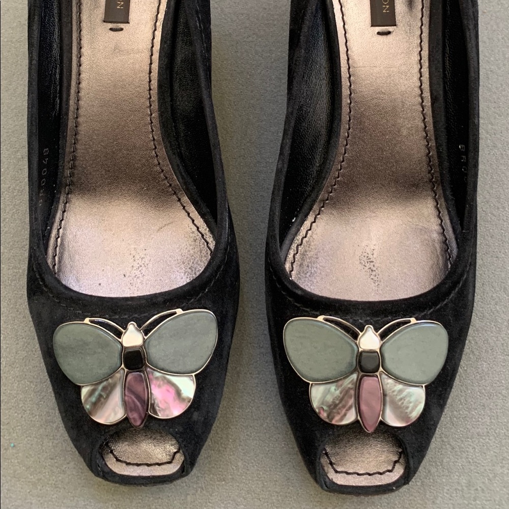 Vintage Louis Vuitton butterfly short wedges - Picture 3 of 8